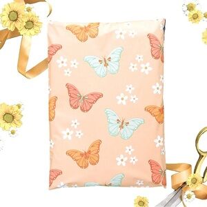 (20) Butterfly Floral Print Mailers, 7.5X10.5”, BUY IT NOW PRICE
